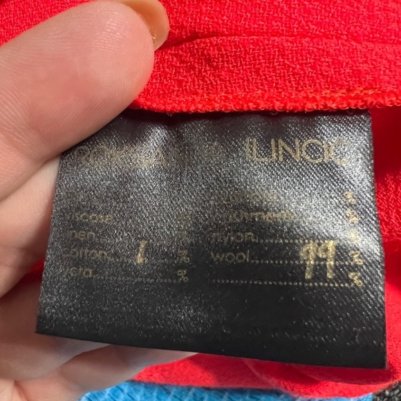 RARE Roksanda Ilincic Suzu Color Block wool Dress Size 10 - Picture 11 of 13